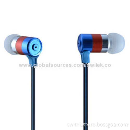 Twin System In-ear Earphones for Mobile Phones, Super Bass/Two Driver Units in One Earpiece/Aluminum